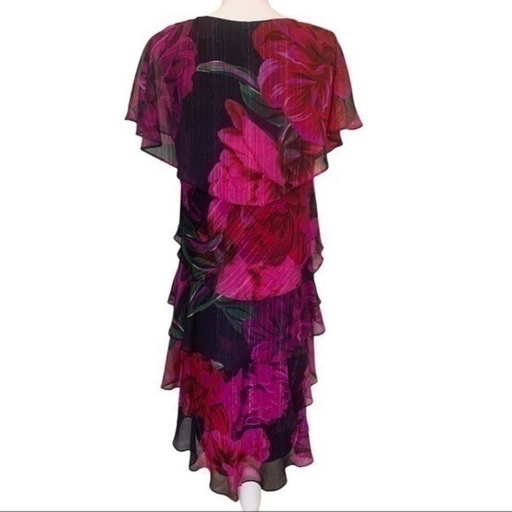 SLNY tiered floral dress - Picture 3 of 5